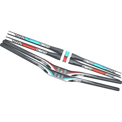 Comego carbon fiber MTB handlebar bike accessories bicycle bar flat bar riser bar 3k finish 31.8*700/720mm