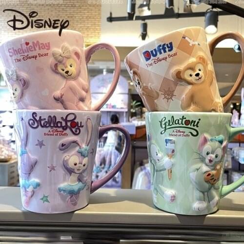 Disney star tamiflu Shirley major pull doni ceramic cup mug cup large capacity coffee cup of hot milk cup at home