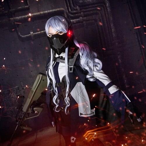 Game Girls Frontline AK12 Cosplay Costume AK-12 Uniform Fighting Battle Suit Halloween Costumes for Women Fancy Party Outfit