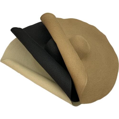 MAXSITI U New Spring Summer Super Large Eaves Grass Hat Woman Fashionable Holiday Sun Helmet Beach Cap