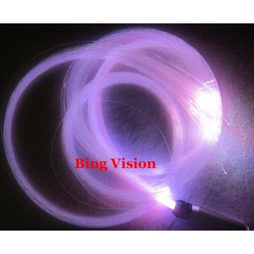 Mini fiber optic light star ceiling kit,100pcs 1.0mm PMMA fiber 3m Long with falsh light illuminator for home or car star effect