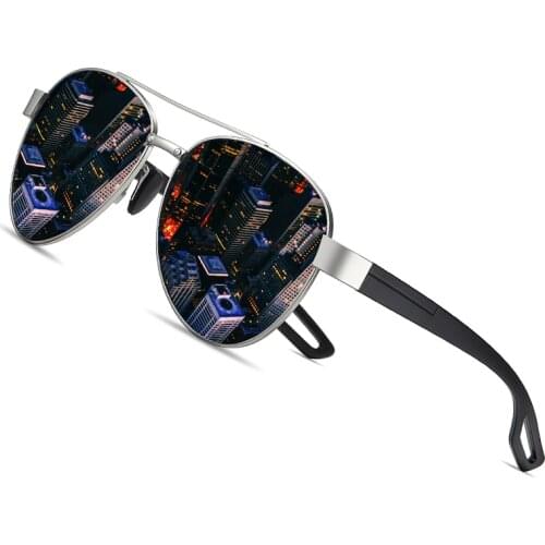 AOFLY DESIGN Men Vintage Metal Polarized Sunglasses Classic Original Brand Sun glasses TAC Lens Driving Male Shades For Women