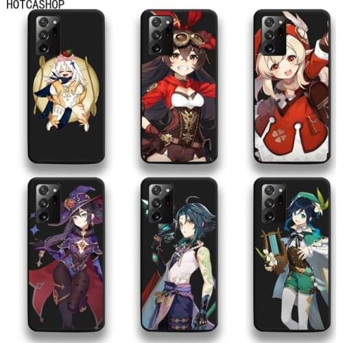 Popular Genshin Impact Game Phone Case For Samsung Galaxy Note20 ultra 7 8 9 10 Plus lite M51 M21 M31 J8 2018 Prime