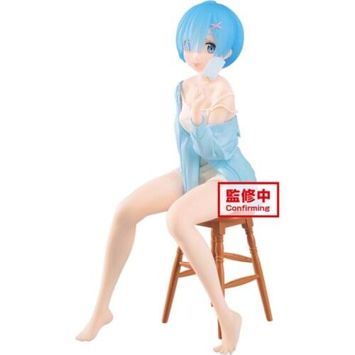 Pre-Sale 20Cm Re:life In A Different World From Zero Sexy Pajamas Rem Anime Action Figure Model Doll Hand-Made Collection Toys