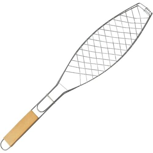 BBQ Utensils Grilled Fish Clip Barbecue Clip Net Outdoor Camping Grilled Fish Tool