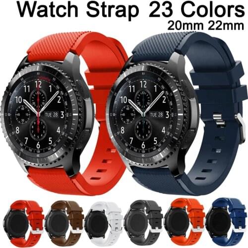 20mm 22mm Strap For Samsung Galaxy watch active 2 1 3 45mm 41 gear S3 Frontier/huawei watch gt 2e/2/amazfit bip/gts watch Band