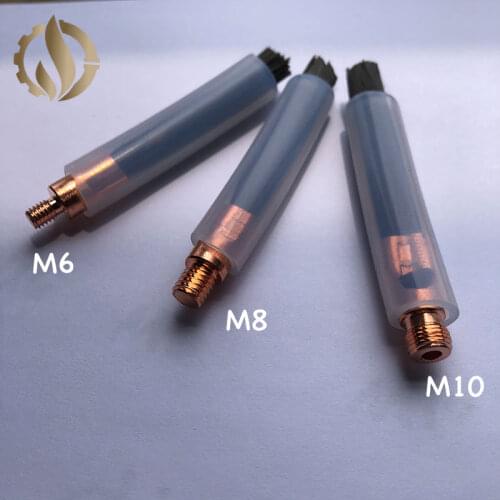 5pcs M6M8M10 Thread Carbon Fibre Weld Cleaning Brush Used Clean Passivate And Polish Stainless Steel Welds After TIG Or MIG Weld