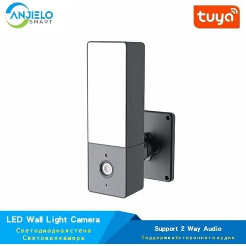 Smart Tuya 1080P Home WiFi Security IP Camera Motion Detection Night Vision Waterproof LED Wall Light Camera security camera
