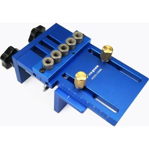 Woodworking 3 in 1 Doweling Jig Round Wood Dowel Hole Puncher Locator Accurate Self Centering Drilling Guide Locator DIY Tools