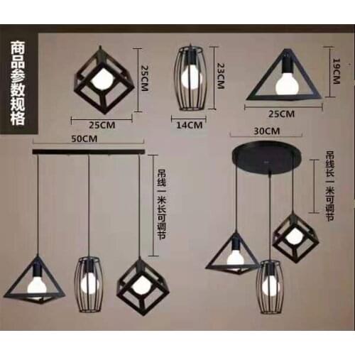 Living Room Light Glass Copper Vintage Lamp Hanging Lights Luminar Decor Pendant Lighting Loft Industrial Design Bedroom Dinning