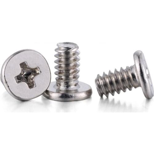 Thin head CM machine teeth screw flat head Phillips screw notebook phone electronic screw M1.4M2M2.5M3M4*2 2.5 3 3.5 4 5 6 8 10
