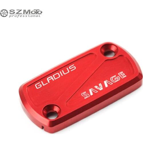 Rear Brake Master Cylinder Fluid Reservoir Cover Cap For SUZUKI SFV 650 SFV650 GLADIUS 2009-2015 Motorcycle Accessories Logo