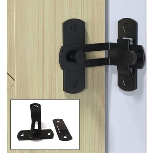 Barn Door Lock Stainless Steel Sliding Door Strong Buckle Lock 48*35mm Rustic Country Latch Lock Door Buckle
