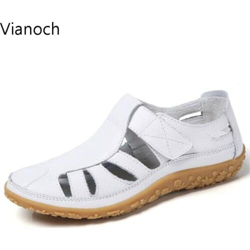 New Fashion Women Flats Casual Soft Shoes Spring Autumn Big Over Size 40 41 42 wo19050