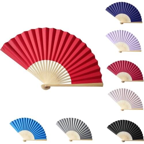 1pcs Chinese Folding Elegant Paper Hand Fan Wedding Party Favors Decorations Birthday Baby Shower Party Supply Home Decor