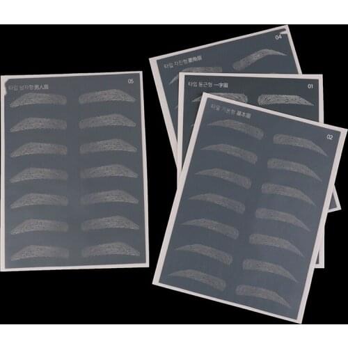 1pcs Practice Microblading Tattoo Skin Eyebrow Cosmetic Permanent Makeup Eyebrow Training Skin Tattoo Supplies For Beginners