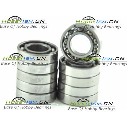 10PCS 7x14x3.5 Open Bearings ABEC-3 Chrome Steel MR687