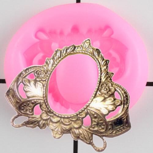 3D Frame Silicone Molds Flower Lace Fondant Mold Cake Decorating Tools Candy Chocolate Gumpaste Molds Cupcake Baking Moulds