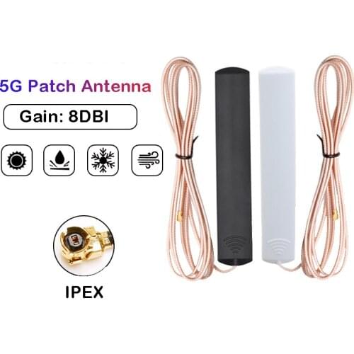 5G patch antenna NB/2G/3G/4G/GPRS omnidirectional IOT module antenna RG178 1.5m cable IPEX U.FL ufl interface high gain 8dbi