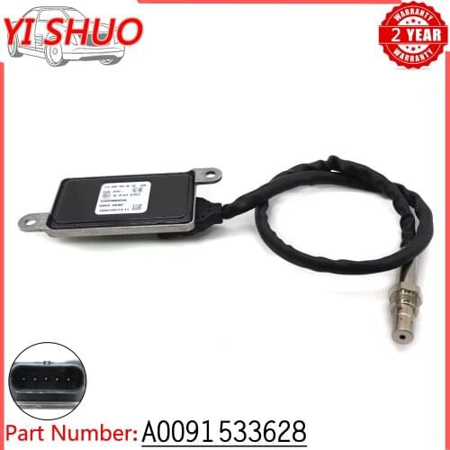 XUAN New Nitrogen NOX Sensor Lambda Oxide O2 Sensor A0061537328 For Mercedes Benz TRUCKS BUS AND COACH 5WK9 6616D 5WK96616F