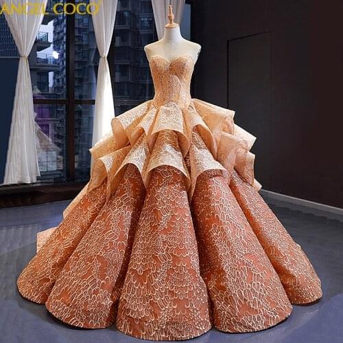 Saudi Arabia Evening Dresses Long Prom Dresses 2020 Fashion Elegant Evening Gowns Champagne Gold Tube Top Robe De Soiree Jurken