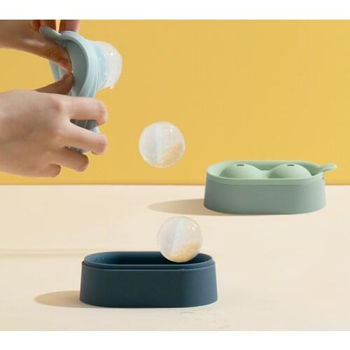 Double Ice Hockey Mold, Food Grade Silicone Ice Tray Ice Cubes, Easy To Clean Ice Making Mold Silicone Mold