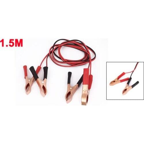 Double-ended Alligator Battery Booster Clip Connector Clamp Test Lead Cable