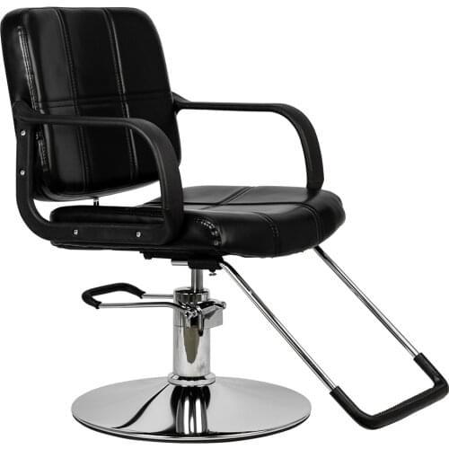 HC125 Beauty Salon Chair Salon Chair Barber Woman Barber Chair Hairdressing Chair Black US warehouse in Stock
