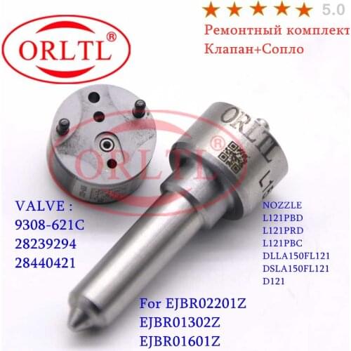 INJECTOR VALVE 9308-621C NOZZLE L121PBD REPAIR KITS (7135-651) FOR EJBR02201Z EJBR01302Z EJBR01601Z