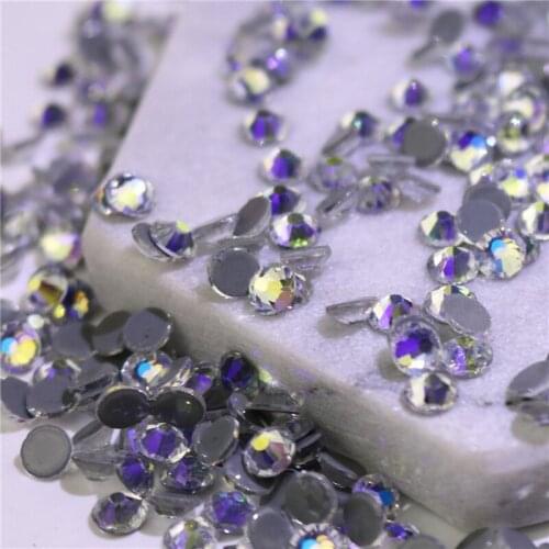 Moonlight Hot Fix Rhinestone Super Bright Glass Strass Hotfix Iron On Crystals Rhinestones for Gymnastics Fabric Garment