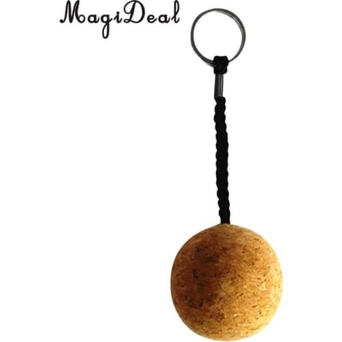 MagiDeal 5cm Floating Cork Keyring Water Buoyant Key Ring Marine Sailing Boat Float