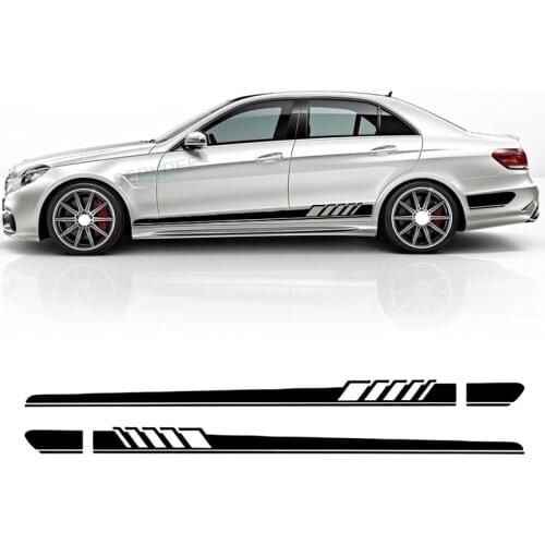 Edition 1 Car Side Skirt Stickers Decal For Mercedes Benz E Class W212 S212 A207 C207 E63 AMG E200 E250 E300 E350 Accessories
