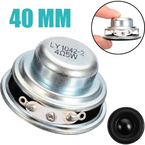 New Arrival 4Ohm 5W Full Range Audio Speaker 40mm Professional Dual Magnetic Magnet Loudspeaker Replacement Audio Accessories