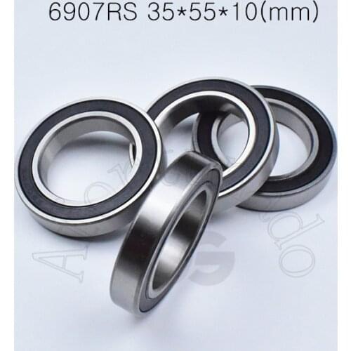 6907RS 35*55*10(mm) 1Piece free shipping bearings Rubber seal bearing Thin wall bearing 6907 6907RS chrome steel bearing
