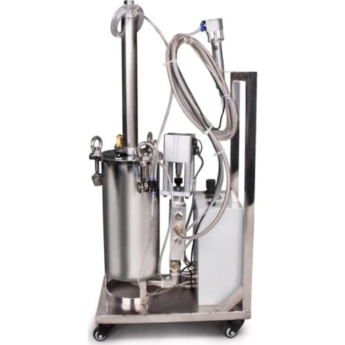 Manual glue dispenser 2600ML silicone dispenser glue dispenser Stainless steel piston pressure bucket