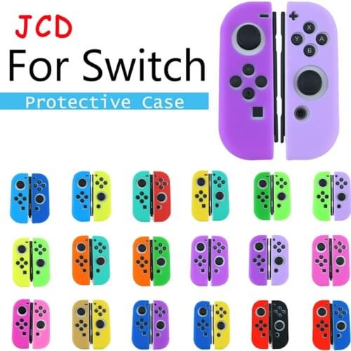 JCD For Joy con Silicone Rubber Skin Case Cover for Nintendo Switch joycon Controller Protection Sleeve Case