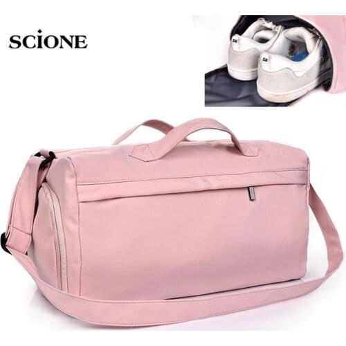 Light Gym Bag Training Sport Large Bag For Women Fitness Portable Yoga Bag Dry and Wet Separation Travel Handbag X157A