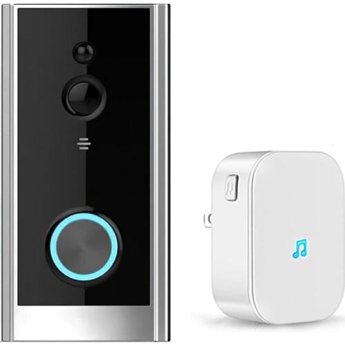 Smart Video Doorbell HD 1080P Wireless Audio Door Bell Intercom WiFi APP Control IP Camera Home Security Monitor for Phone Room