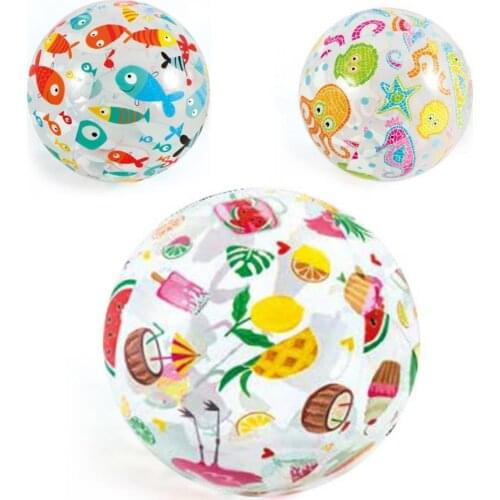 2021 Hot Sale Water Ball Toy Floating Elastic Inflatable Kids Beach Ball Toy Beach Seaside Game for Children
