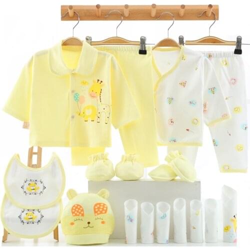 Newborn Clothes Newborn Baby Girl Clothes New Born Boy Clothing Set Infant Clothing Cartoon Kids Newborn Girl Suits 0-3Months