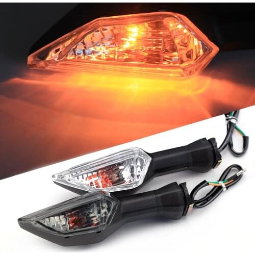 Rear Turn Signals For KAWASAKI NINJA 300 650 2017 Flashing Lamps Motorcycle 250 400 Z 1000 SX ZX6R Blinker ZX10R 2020 Moto Light