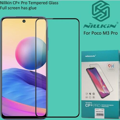 Nillkin Tempered Glass For Poco M3 Pro Screen Guard Protective oleophobic Full glue