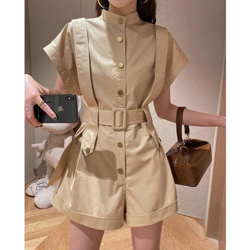 Women Pants Cargo Overalls Female 2021 Spring And Summer Leisure Jumpsuit Pantalones De Mujer