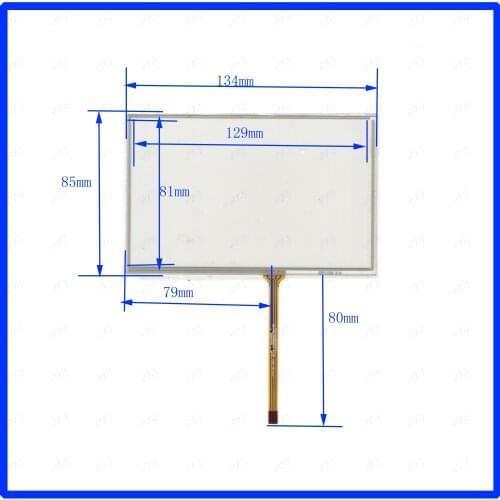 ZhiYuSun New 5PCS/LOT XWT1700 6 inch TOUCH Screen panels 134mm*85mm for GPS or commercial use post XWT1700 134*85