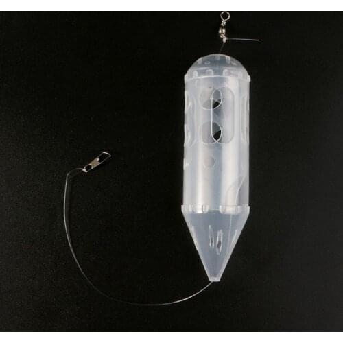 1PC New Small Bait Cage Fishing Trap Basket Feeder Holder Catcher For Angler U7EF