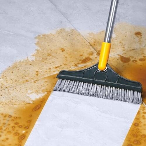 1Pcs Rotating Bathroom Kitchen Floor Crevice Cleaning Brush Brushes Long Handle Stiff Broom Mop for Washing Windows Toilet Brush