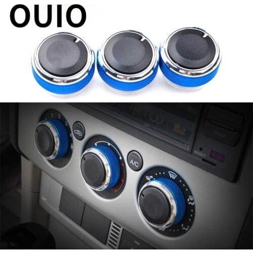 3PCS/LOT AC Knob Car Air Conditioning heat control Switch knob For Ford Focus 2 3 MK2 MK3 ST RS 2005-2014 Mondeo Accessories