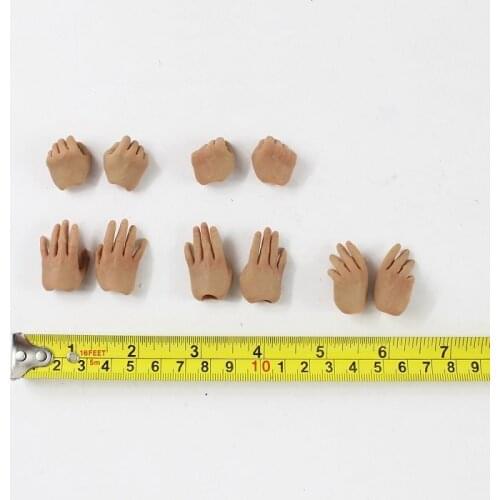 4 Pairs/set Male Hand Types Models for 12''Figures Body DIY