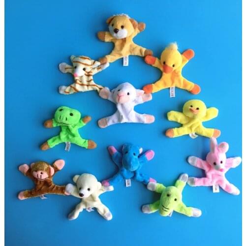 5pcs Souvenir Fridge Magnets Cartoon Cute Plush Animal Magnets For Kids Fridge Stickers Refrigerator Magnet