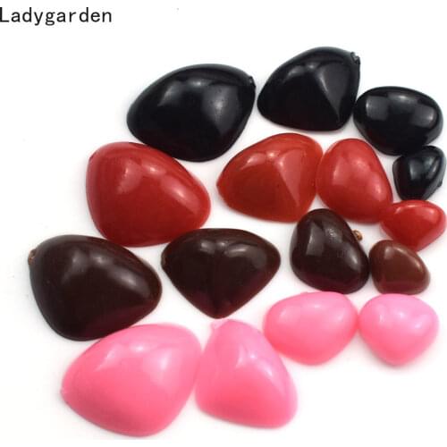 50PCS Mini Plastic Safety Nose Triangle for Doll Teddy Stuffed Animals Toys Dolls Accessories DIY Bear Toy 15X20MM DIY Craft